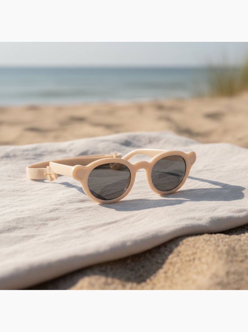 Lunettes de soleil enfant catégorie 3 Bleu Ecru - Kiabi