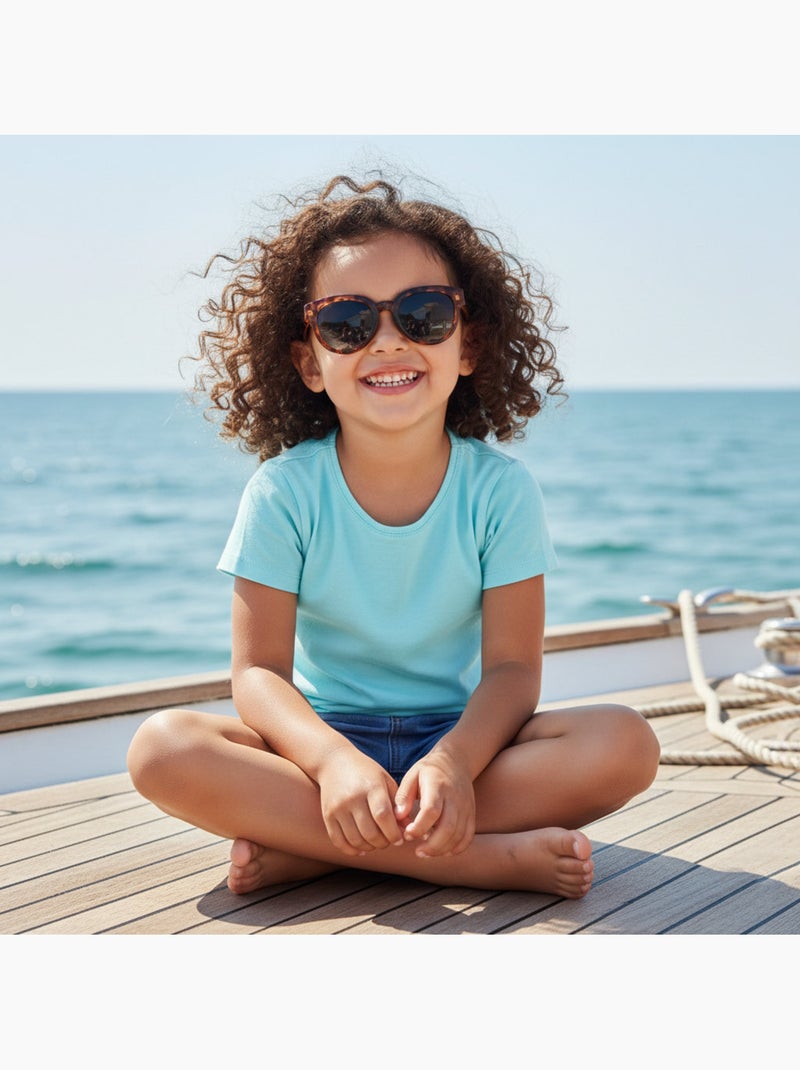 Lunettes de soleil enfant catégorie 3 Marron - Kiabi