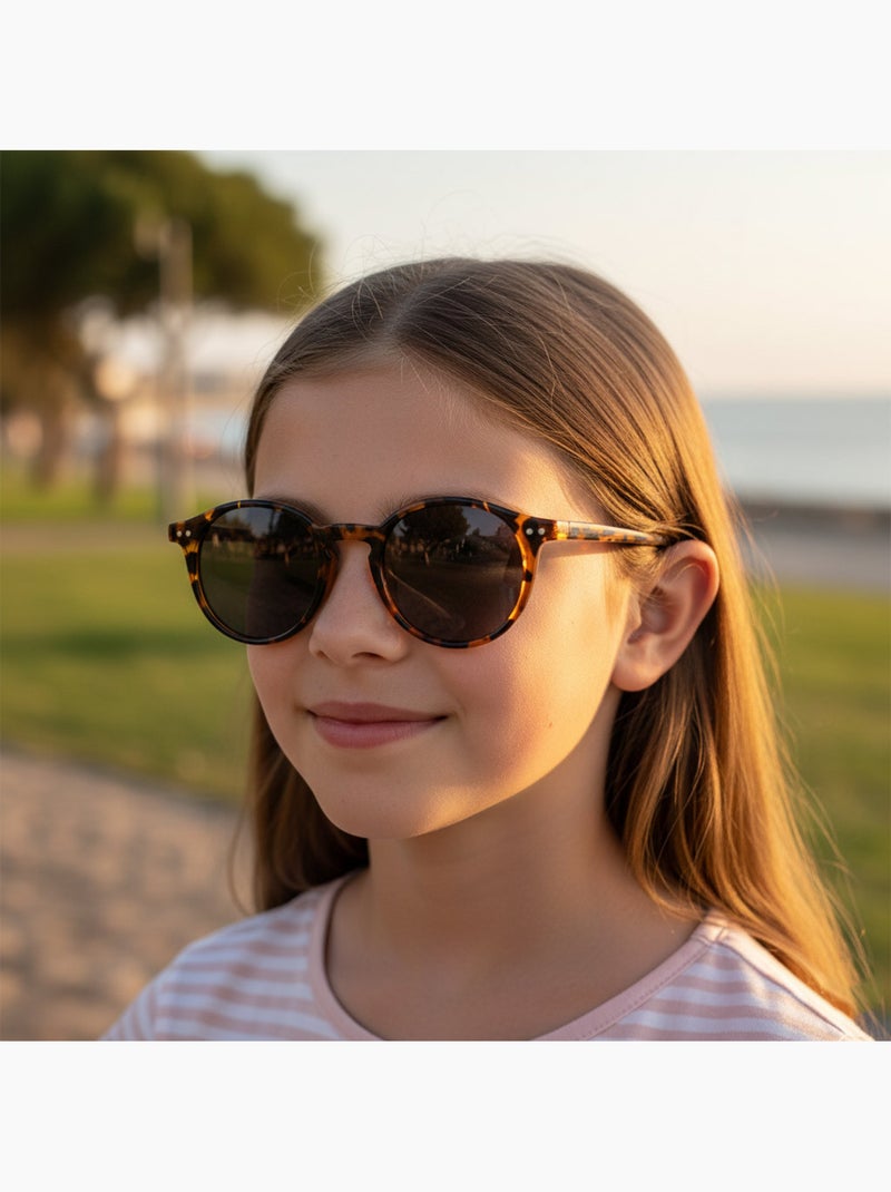 Lunettes de soleil enfant catégorie 3 Marron - Kiabi