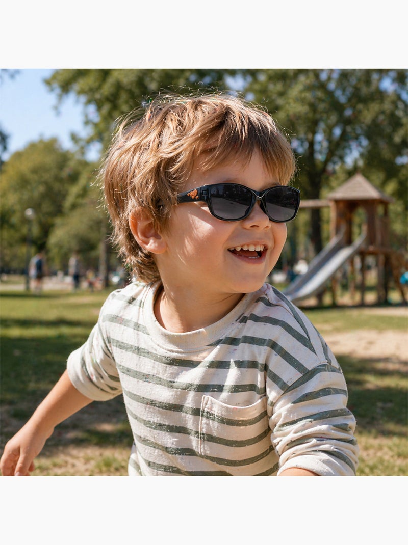 Lunettes de soleil enfant catégorie 3 Noir - Kiabi