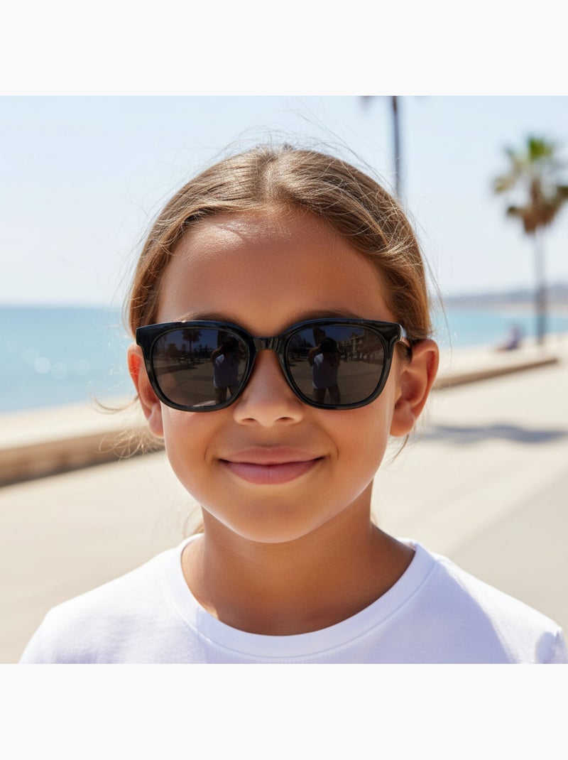 Lunettes de soleil enfant catégorie 3 Noir - Kiabi
