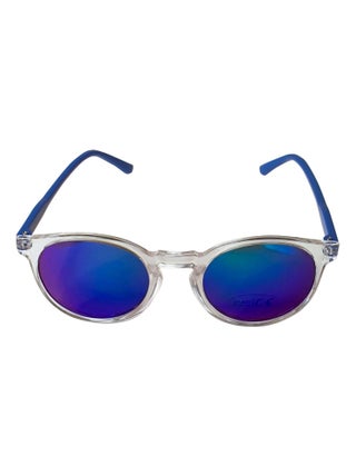Lunettes de soleil enfant transparentes Bleu et transparent