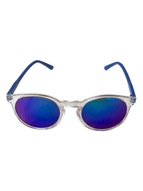 Lunettes de soleil enfant transparentes Bleu et transparent - Kiabi