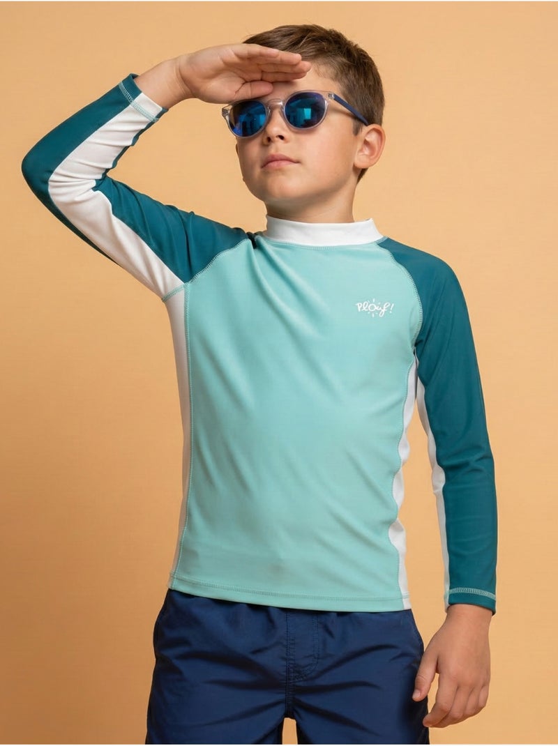 Lunettes de soleil enfant transparentes Bleu et transparent Bleu - Kiabi