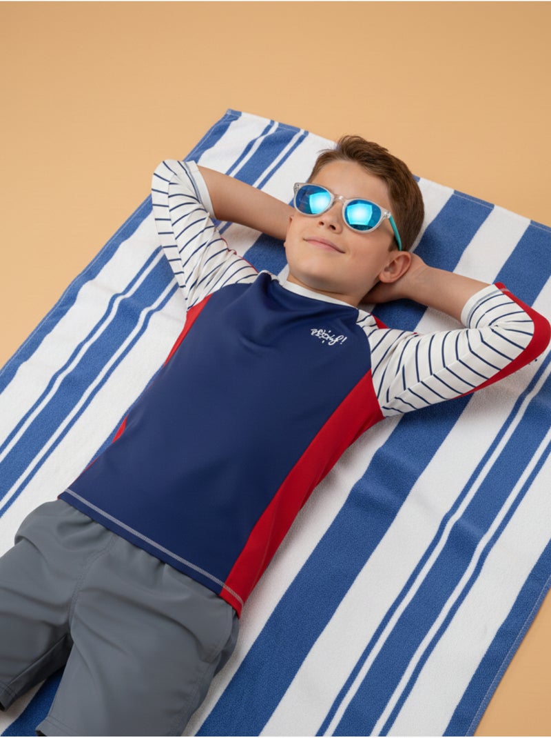 Lunettes de soleil enfant transparentes Ciel et transparent Bleu ciel - Kiabi