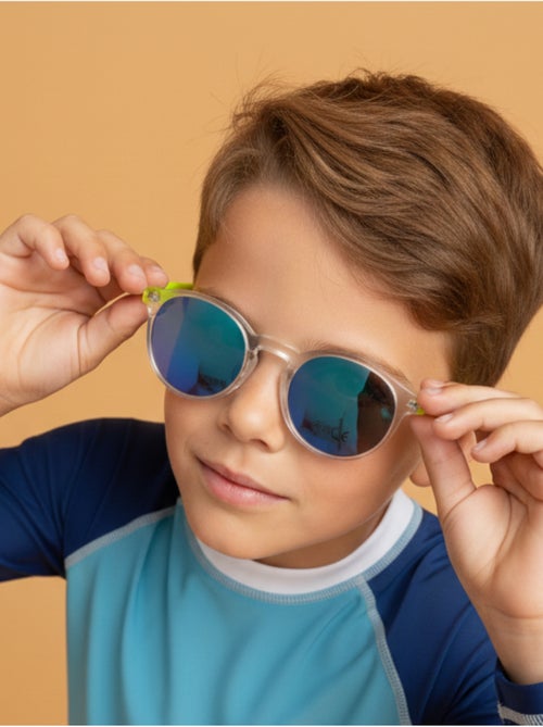 Lunettes de soleil enfant transparentes Jaune et transparent - Kiabi