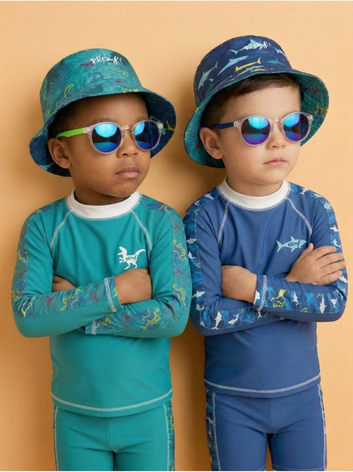Lunettes de soleil enfant transparentes Noir et transparent - Kiabi