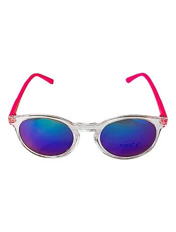 Lunettes de soleil enfant transparentes Orange et transparent