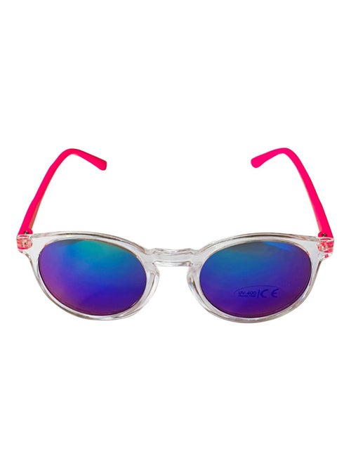 Lunettes de soleil enfant transparentes Rose et transparent - Kiabi