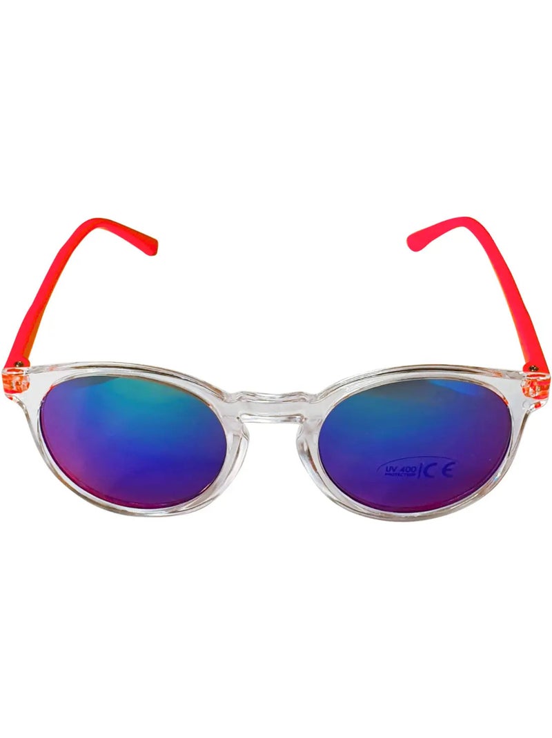 Lunettes de soleil enfant transparentes Rouge et transparent Rouge - Kiabi