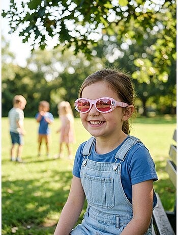 Lunettes de soleil enfant verres rectangulaires bluey