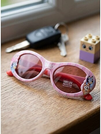 Lunettes de soleil enfant verres rectangulaires bluey