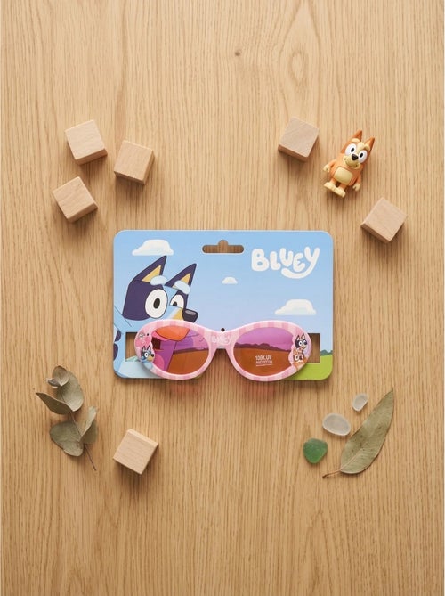 Lunettes de soleil enfant verres rectangulaires bluey - Kiabi