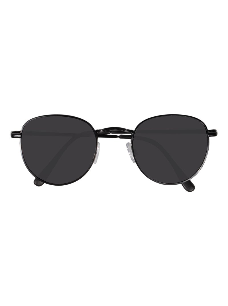 Lunettes de soleil fines branches Noir - Kiabi