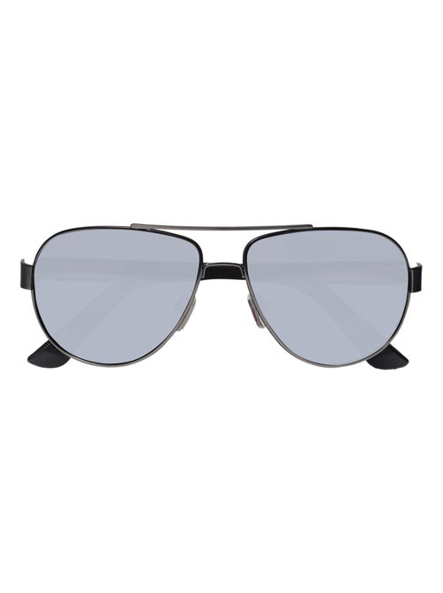 Lunettes de soleil forme pilote branches x-tra flex, verres polarisants mixte adulte - Kiabi Lunettes de soleil forme pilote branches x-tra flex, verres polarisants mixte adulte - Kiabi