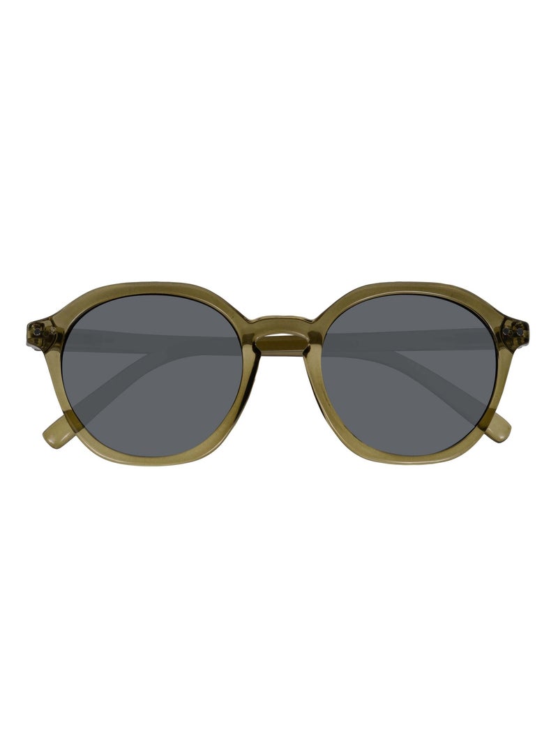Lunettes de soleil héxagonal Vert - Kiabi