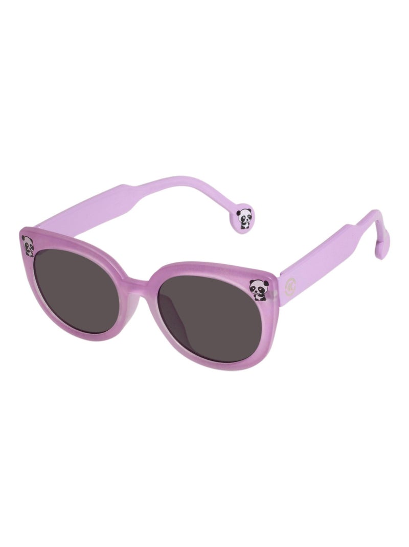 Lunettes de soleil imprimé panda Mauve lilas - Kiabi