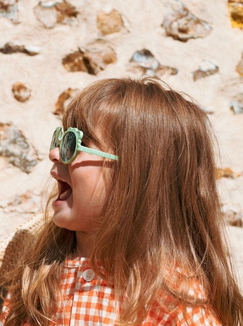 Lunettes de soleil Lion Vert d'eau - Kiabi
