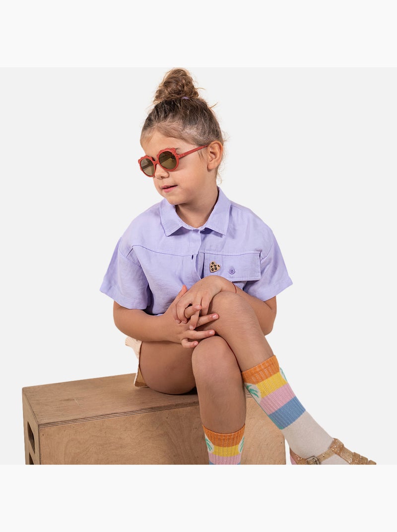 Lunettes de soleil Lion Vert - Kiabi