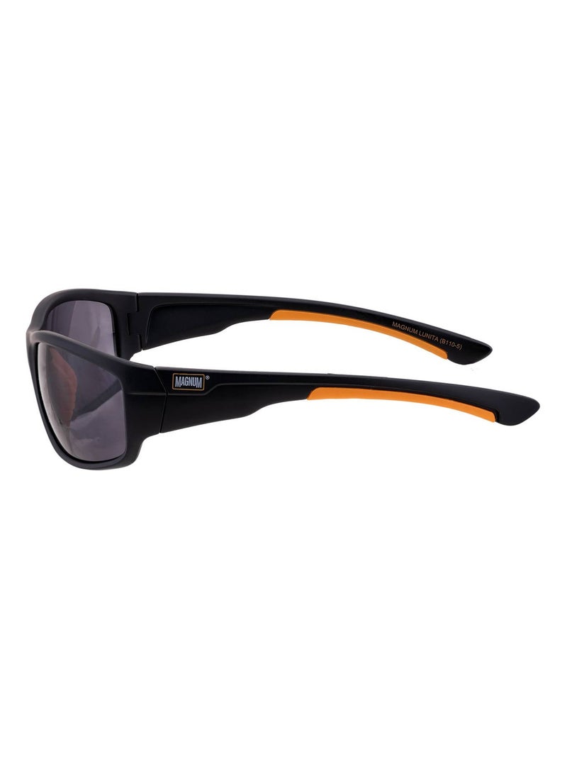 Lunettes de soleil lunita - magnum Noir Orange - Kiabi