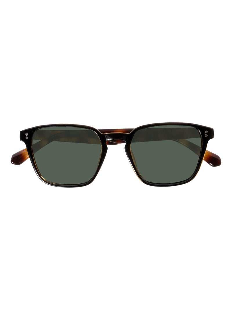 Lunettes de soleil mixte écaille verres verts Isotoner Marron - Kiabi