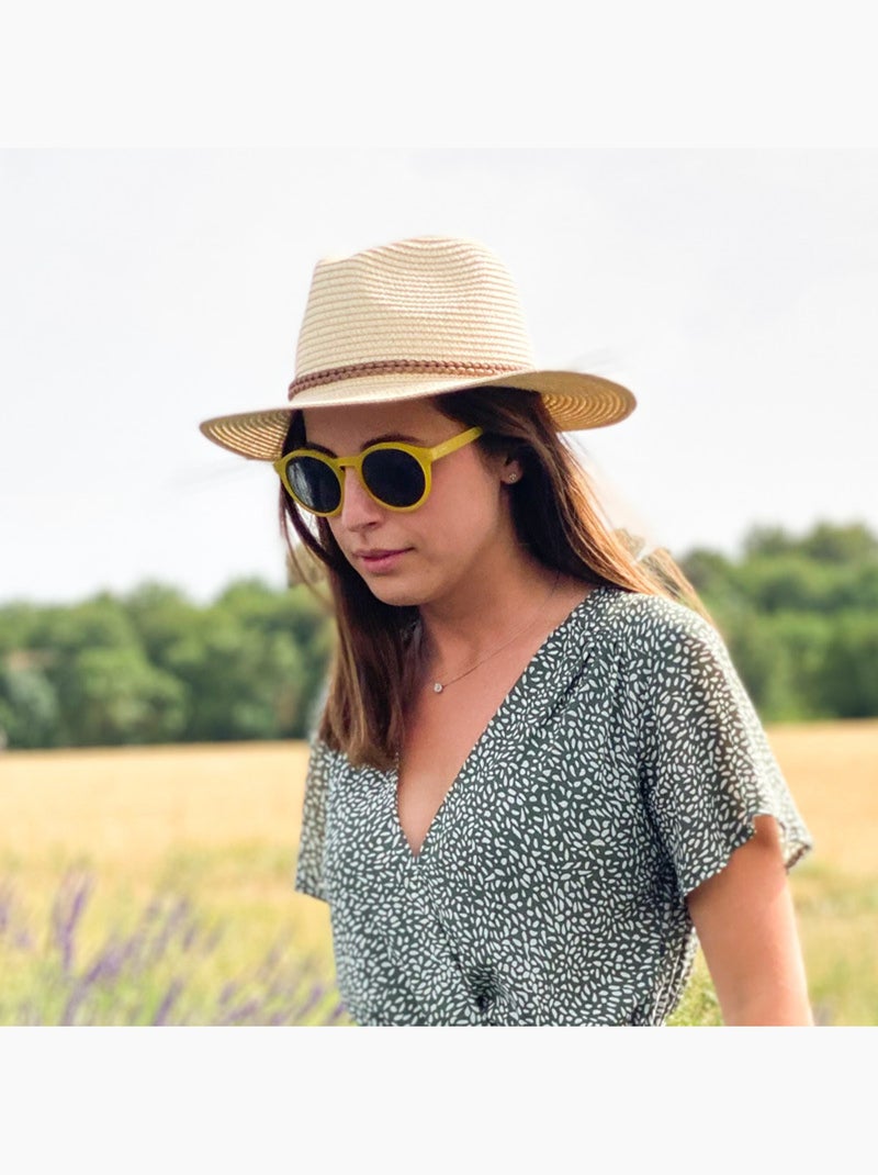 Lunettes de soleil mixte Jaune - Kiabi