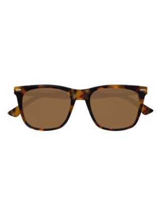 Lunettes de soleil mixte rectangulaires écaille Isotoner
