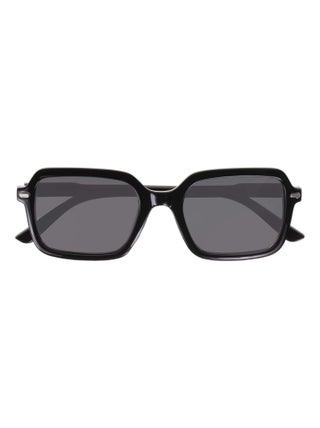 Lunettes de soleil mixte rectangulaires gris/noir Isotoner
