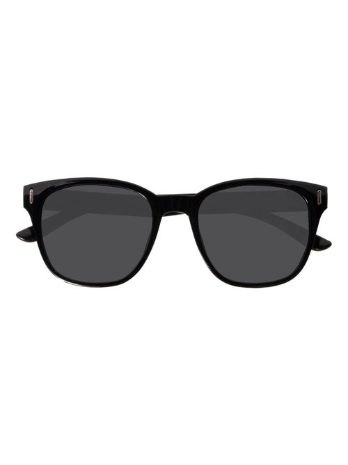 Lunettes de soleil mixte rectangulaires noir Isotoner - Kiabi