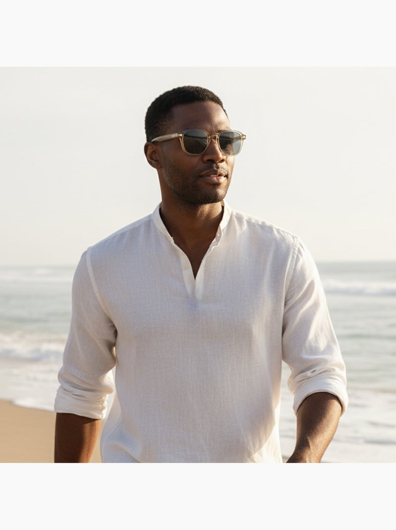 Lunettes de soleil mixte Transparent - Kiabi