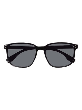 Lunettes de soleil mixtes rectangulaires noir Isotoner