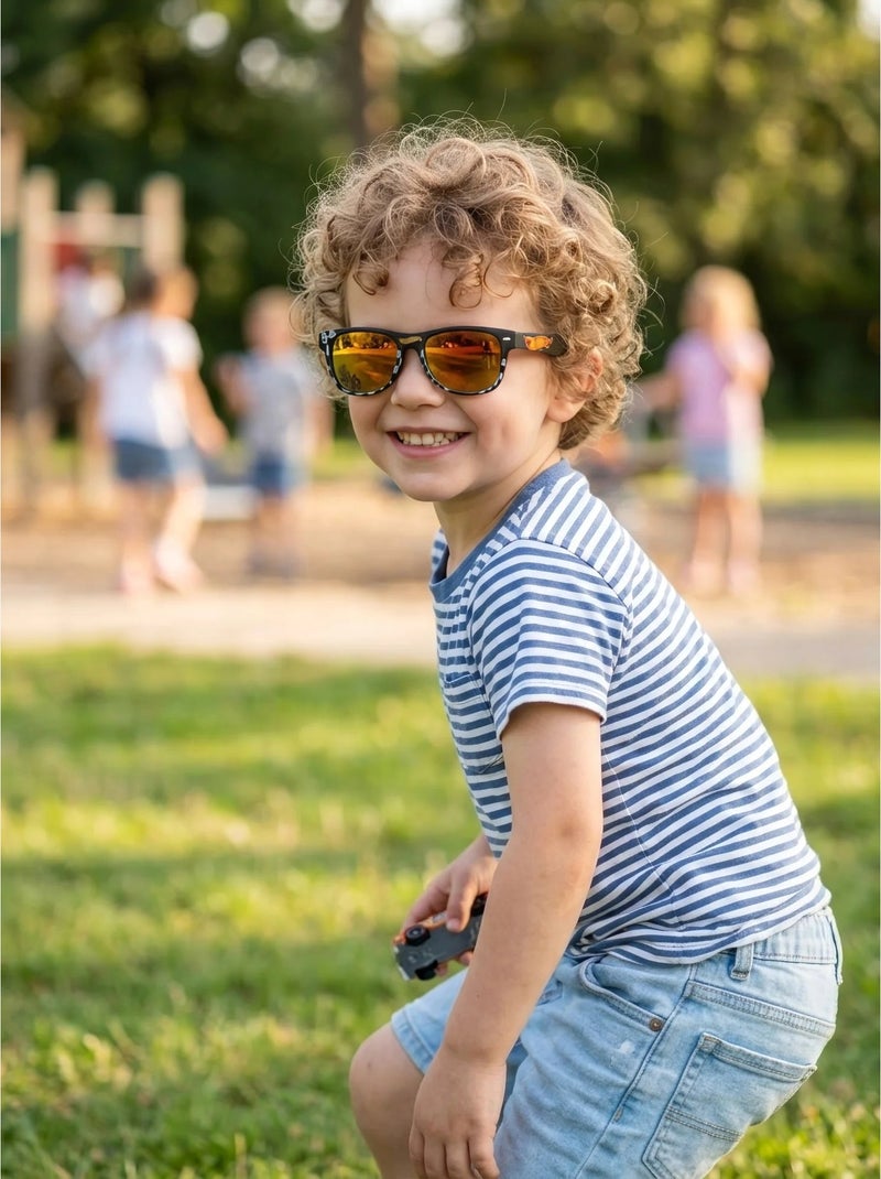 Lunettes de soleil monture rectangulaire hot wheels mattel Multicolore - Kiabi