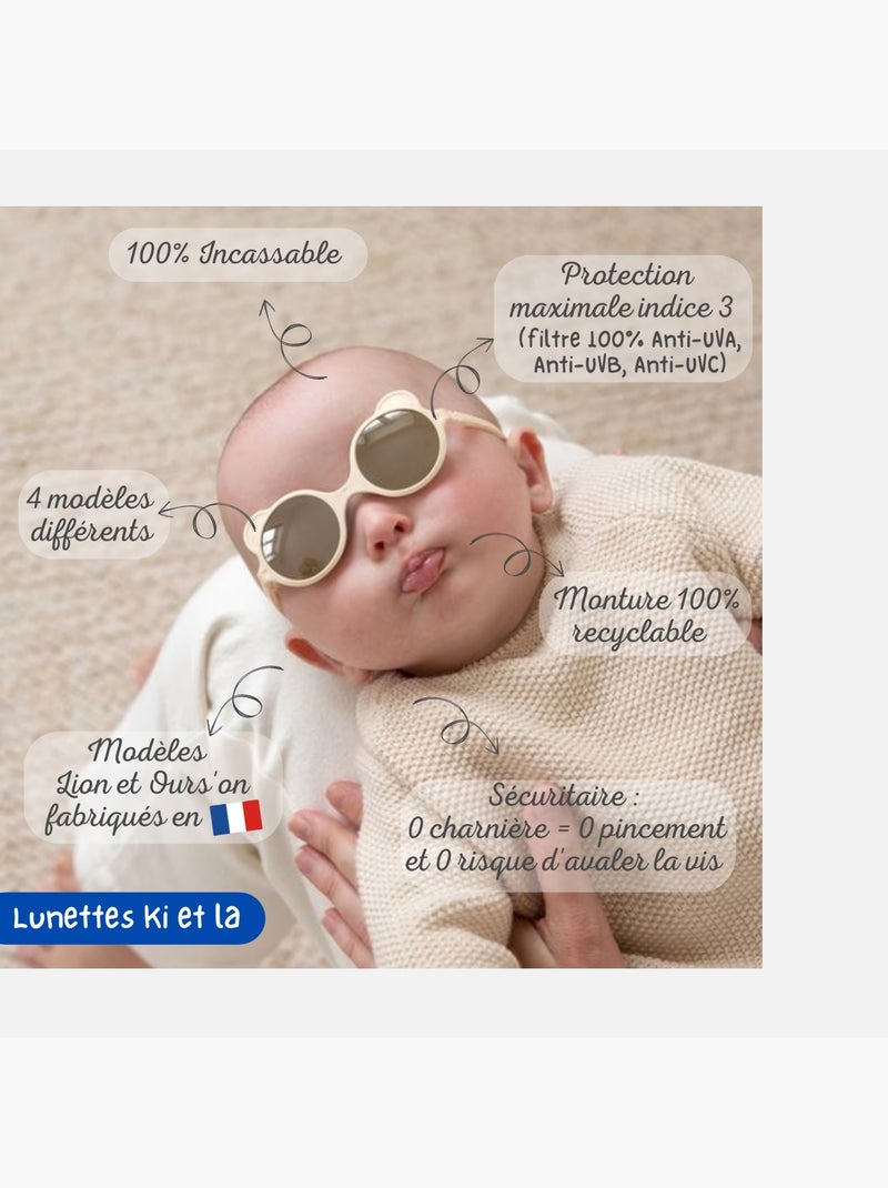 Lunettes de soleil Ourson Beige - Kiabi