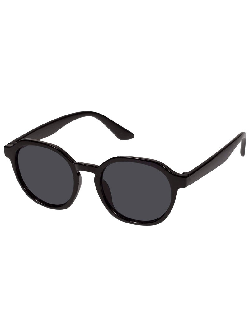 Lunettes de soleil ovale géometrique mixte enfant Isotoner Noir - Kiabi
