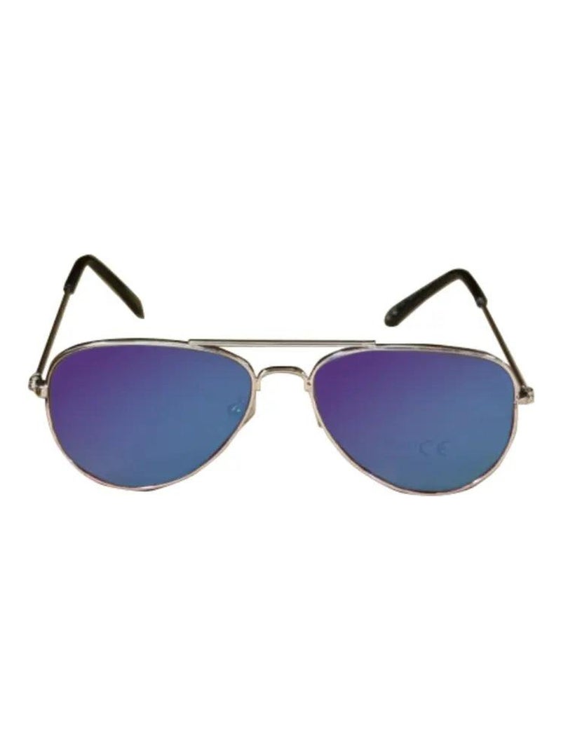 Lunettes de soleil pilote enfant verres Bleu Gris Bleu - Kiabi