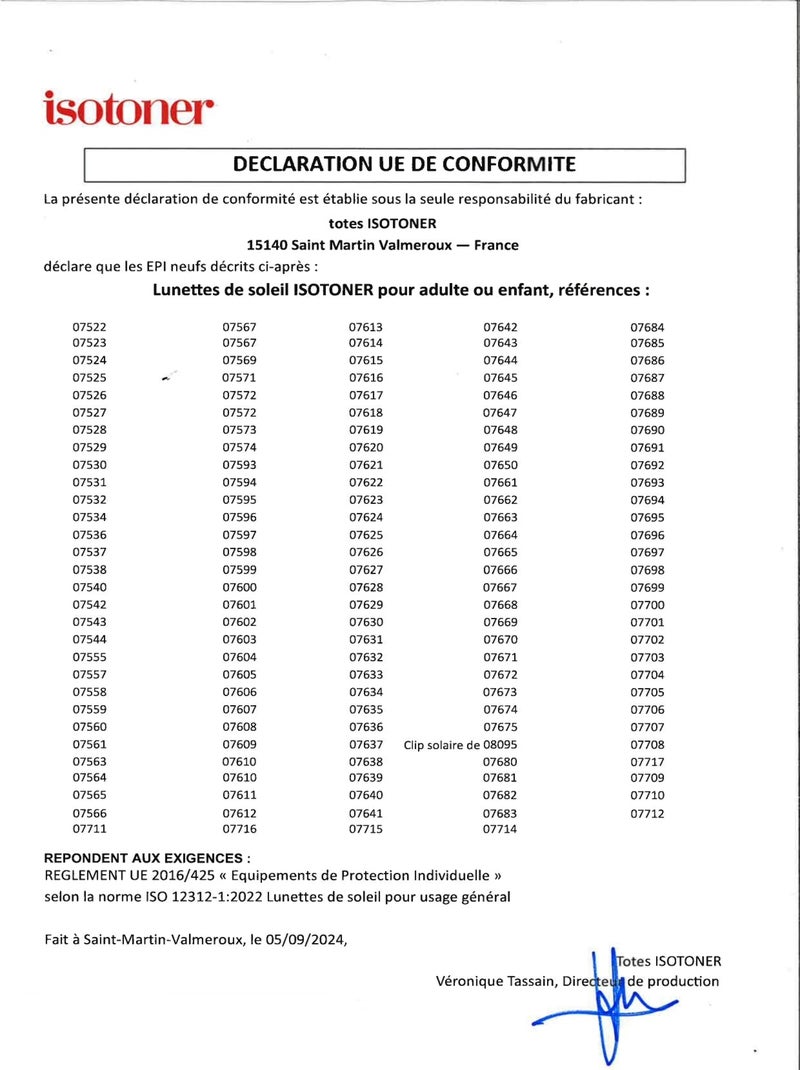 Lunettes de soleil Pilote garçon Isotoner Bleu - Kiabi