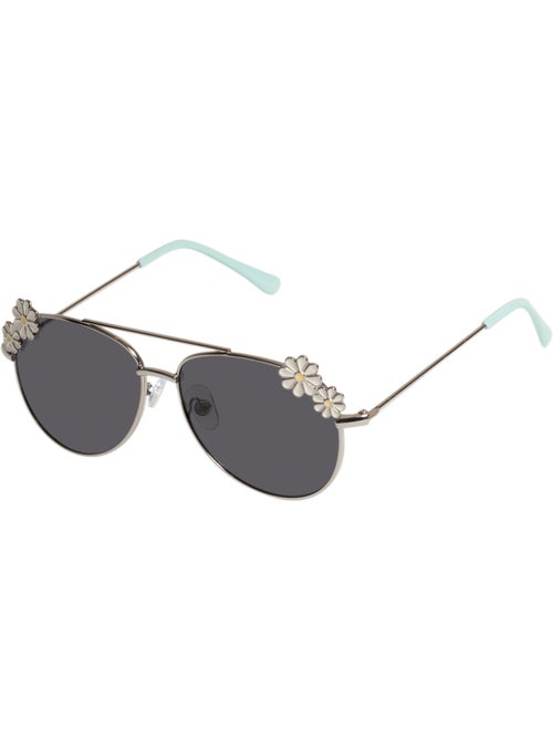 Lunettes de soleil Pilote métallique avec marguerites fille Isotoner - Kiabi Lunettes de soleil Pilote métallique avec marguerites fille Isotoner - Kiabi