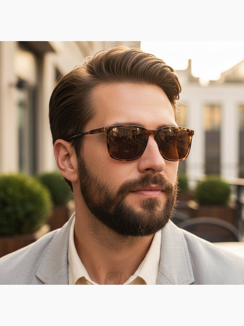 Lunettes de soleil polarisées Marron - Kiabi