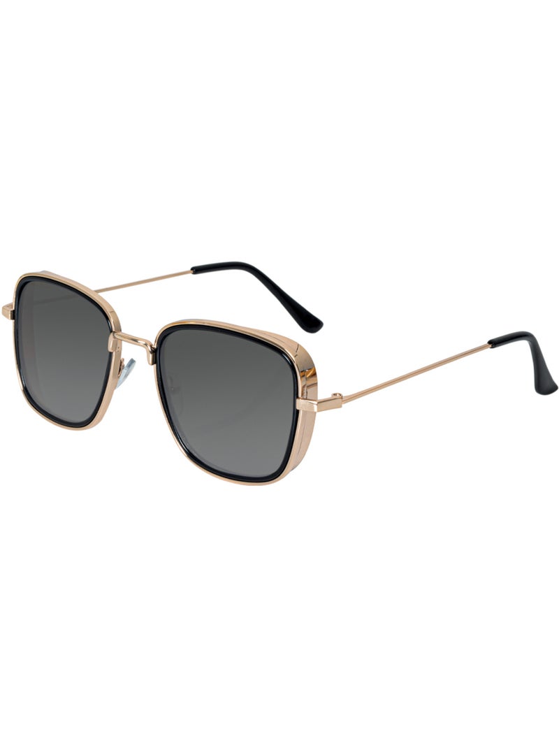 Lunettes de soleil polarisées mixte Doré - Kiabi