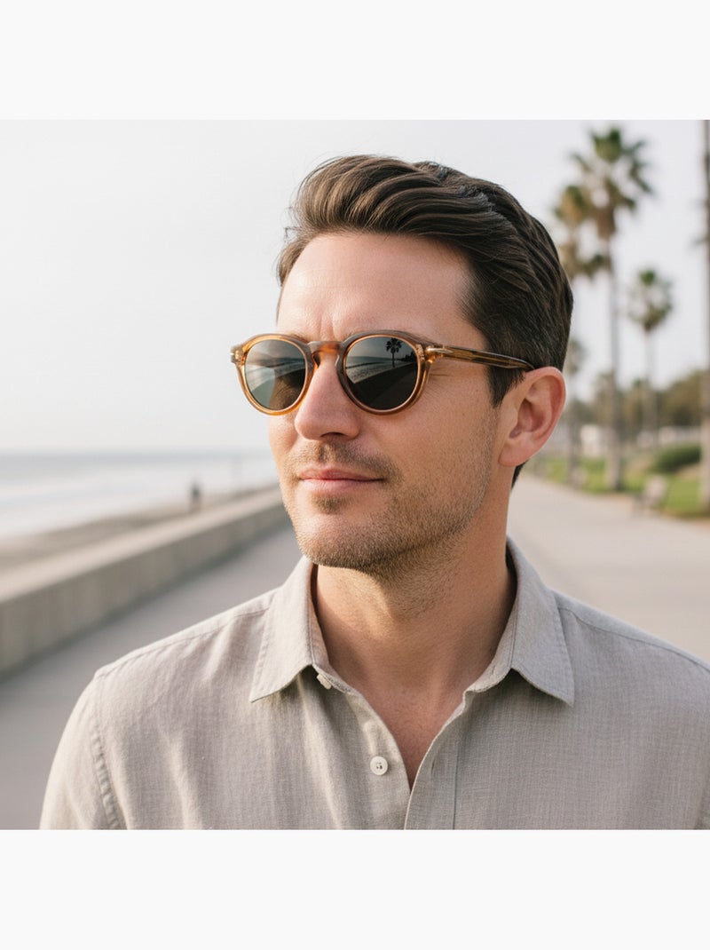 Lunettes de soleil polarisées mixte Marron - Kiabi