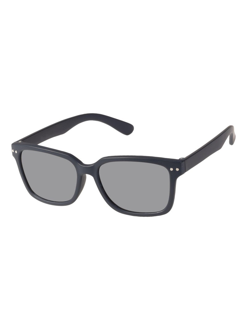 Lunettes de soleil rectangle Bleu marine - Kiabi