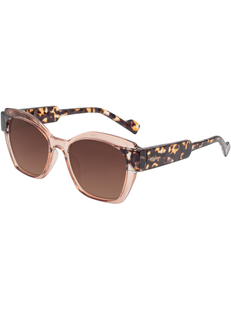 Lunettes de soleil rectangulaire Rose pâle - Kiabi