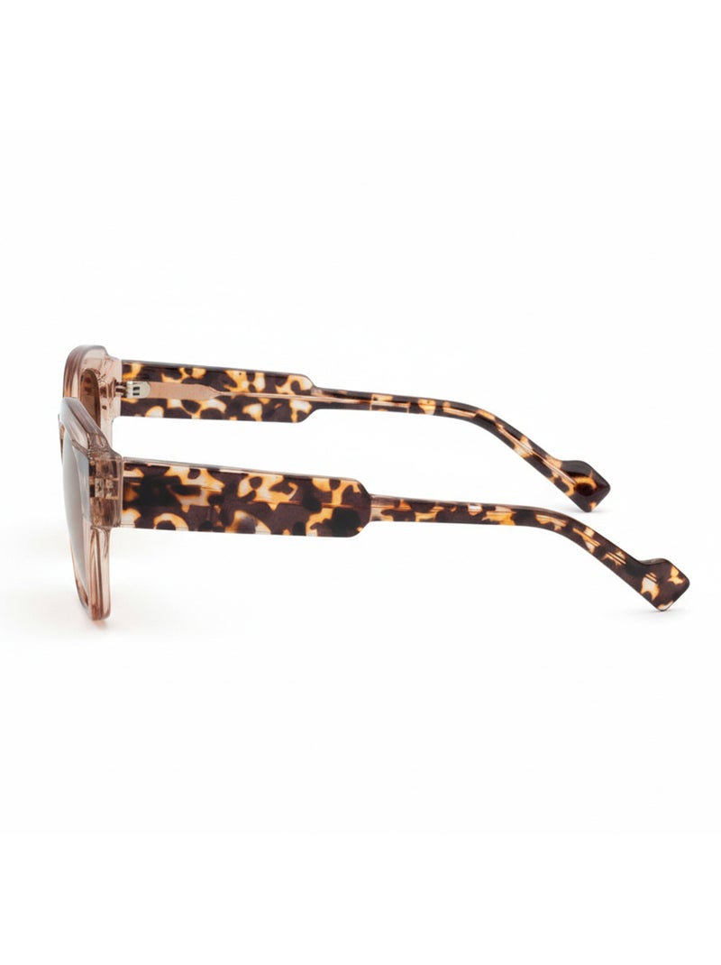 Lunettes de soleil rectangulaire Rose pâle - Kiabi