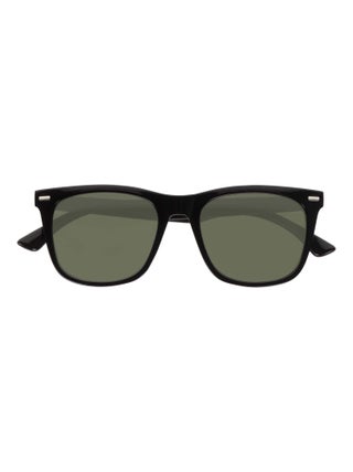 Lunettes de soleil rectangulaire vert/noir Isotoner