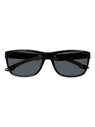 Lunettes de soleil recyclées rectangulaire noir Isotoner