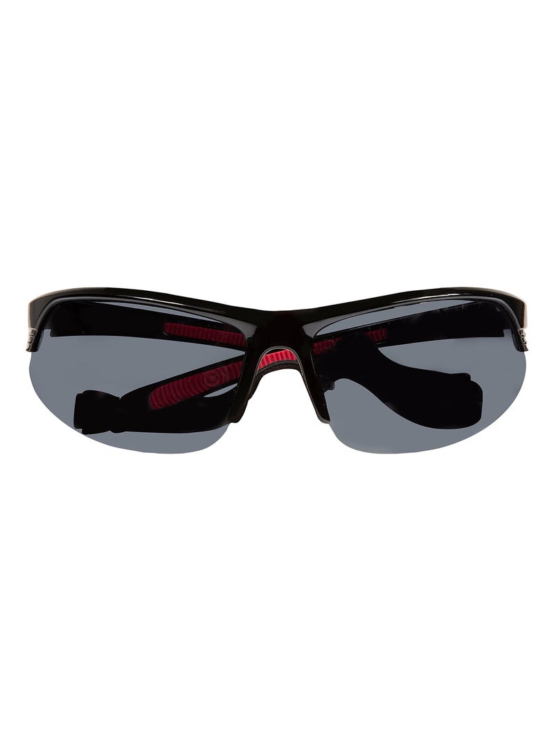 Lunettes de soleil sport, attache tête, verres polarisants Noir - Kiabi