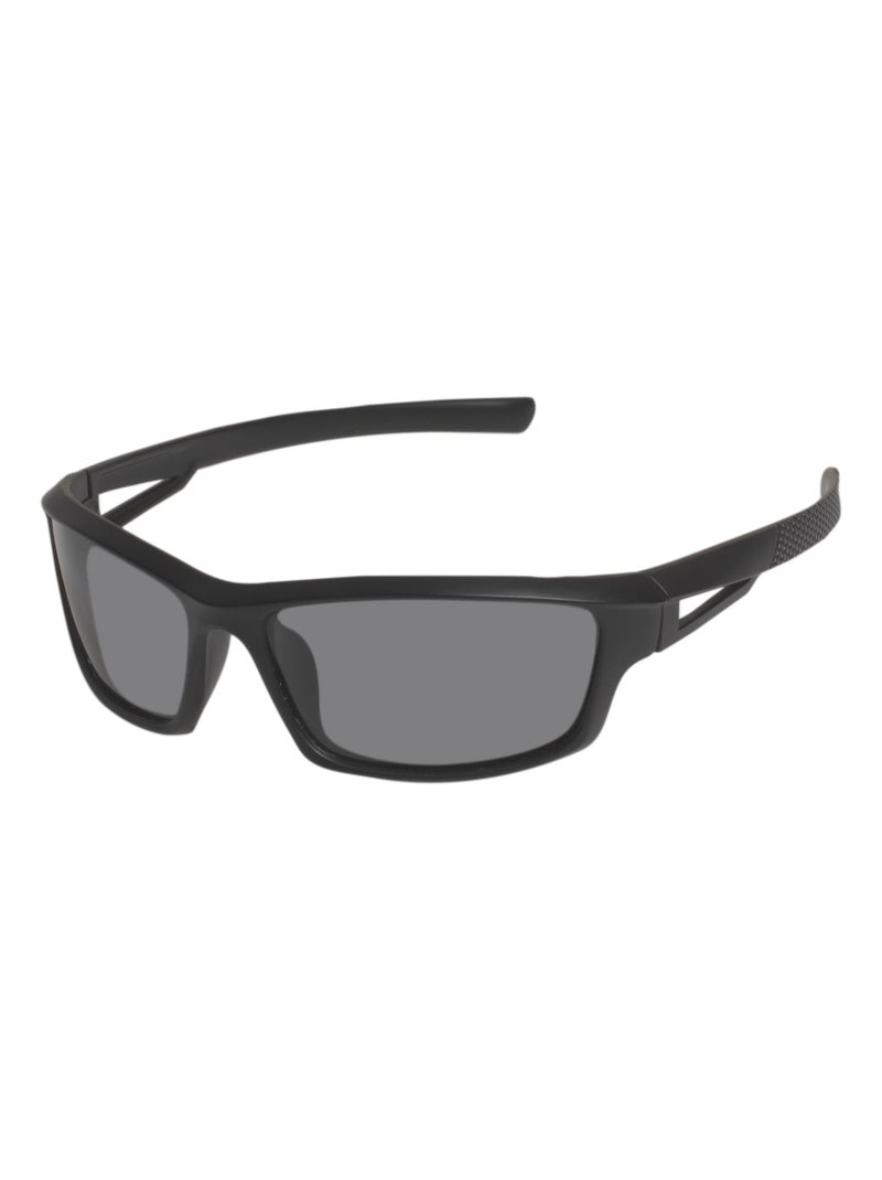 Lunettes de soleil Sport finition gomme; verres polarisants homme Isotoner Noir - Kiabi