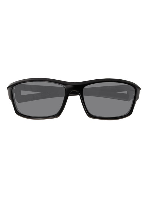 Lunettes de soleil sport finition gomme, verres polarisants homme - Kiabi
