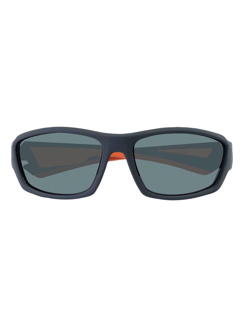 Lunettes de soleil sport finition gomme, verres polarisants Kaki - Kiabi