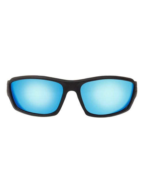 Lunettes de soleil sport finition gomme, verres polarisants mixte adulte - Kiabi Lunettes de soleil sport finition gomme, verres polarisants mixte adulte - Kiabi